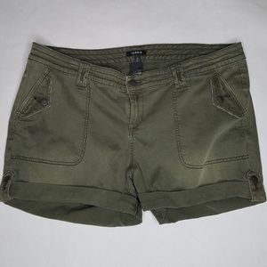 torrid | Shorts | Torrid Khaki Cuffed 